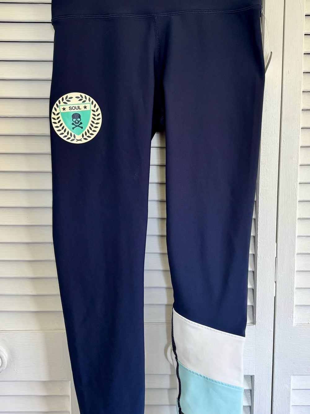 Soulcycle Women’s Navy University Leggings Small Navy